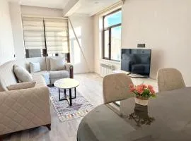 Sea View Apt near Boulevard in Sumgayit, 25 min from Baku
