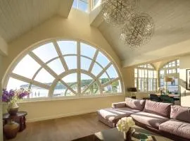 Strandschloss Binz - Penthouse "Royal Beach" mit Sauna, Kamin, Terrasse, Meerblick