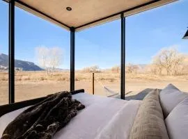 Secluded Desert Retreat with Mirrored Glass & Scenic Views | Near Torrey, Utah