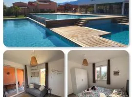 Appartement T2 moderne - Résidence Lecci - Piscines & proche Mer