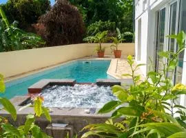 Appartement élégant à Bois De Nèfles, Saint Paul avec jacuzzi.