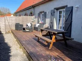 Maison familiale avec piscine partagée à Lottinghen
