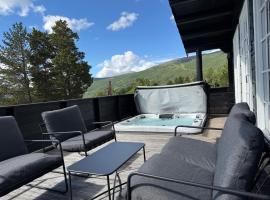 Fjellhytte med jacuzzi, badstue mulighet, hotel din Bjorli