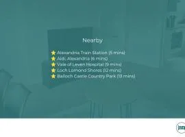 Cozy 3 BDR in Glasgow Sleeps 6 Parking