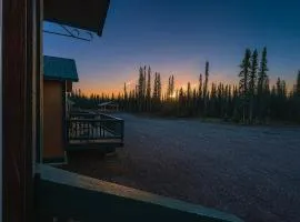 Kenai Fishing Cabin | Kitchen + Fire Pit