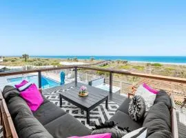 Seaside Rose Luxury Direct Ocean Front, Heated Pool, Hot Tub, Downtown, Game Room, Sleeps 28, Pets