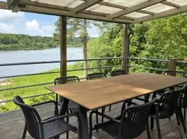 Awesome Home In Bryrup With Lake View