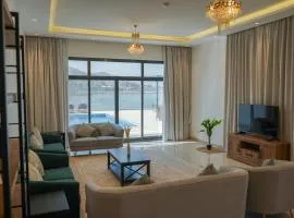 Al Dana H2O Beachfront Villa with a private pool, Al Dana Island Sharm Fujairah