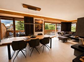 Mountain Lodge Leogang-Premium Apartment, Balkon, Bergblick, Kamin, Sauna، فندق في ليوغانغ