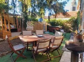 La villa bohème, climatisée avec piscine
