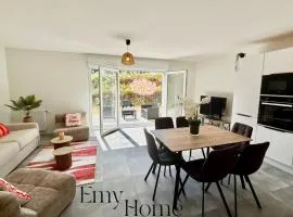Maison neuve, 6 personnes, terrasse, plages à 5 min, Guidel