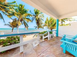 Charming beachfront condo with a kitchenette shared pool WiFi & beach access – hotel w mieście Placencia