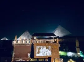 Karnak hotel with pyramids view
