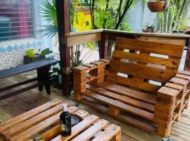 Studio charmant à Basse Terre, vue sur jardin, 15 m²
