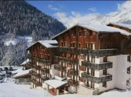 Studio familial avec balcon à Modane 18 m² vue montagne