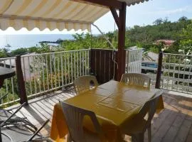 Bungalow enchanteur à Bouillante avec vue sur la mer