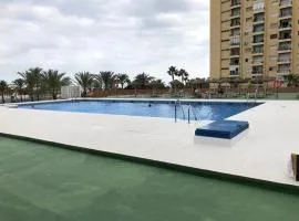 Bright apartment with sea view, Fuengirola, 50 m², pool