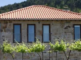 Charming Country House in Riba de Mouro, Fireplace