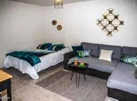 Studio confortable à Abondant, 30 m² avec jardin équipé