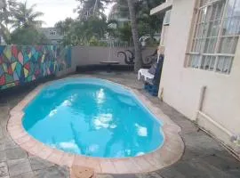 Family apartment with pool in Trou-aux-Biches, 80 m²