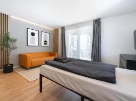Modern 3-room apartment with flexible beds near Basel, for business & leisure
