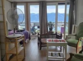 Loft duplex à Grandvaux entre vignes et vue sur le Léman