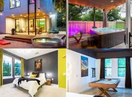 Massive Compound w Pool & Hot tub, Near Rainey St