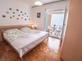 Spacious balcony apartment Piran