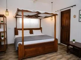 Beach studio in Jambiani 1 min walk to Ocean Wifi & Comfort