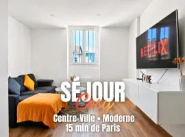 Séjour Cosy - Plein Centre de Rueil-Malmaison - Moderne - 15 min de Paris
