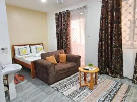 Stylish Mtwapa Studio with Rooftop Pool View