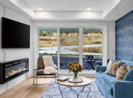 Brand New 1BR Canmore Retreat Hot Tub, Sauna, Gym