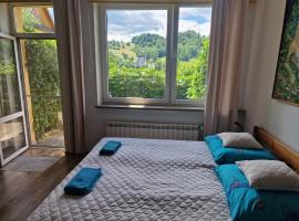 Zielona Przystań Apartament z widokiem na Pieniny: Jaworki şehrinde bir otel