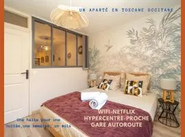 L'Aparté T2 Relax & Cosy en Toscane occitane-Gaillac hypercentre