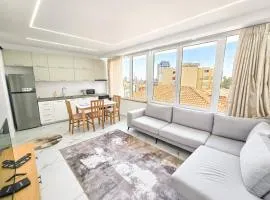 Modern City Center View Apartment in Durrës