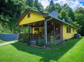 Slay The Dragon Dragon's Lair Cabin in Robbinsville, North Carolina w Creek