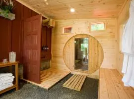 Luxury Tiny Cabin with Sauna and Cold Plunge