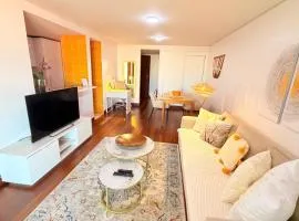 Seaside one bedroom apartment with terraces, garage & swimming pool