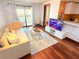 Seaside one bedroom apartment with terraces, garage & swimming pool