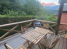 Agreable chalet vue montagne