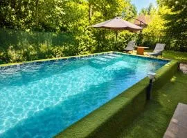 PISCINE PRIVEE HOME Cinéma & Spa en Pleine Nature à 1h de PARIS