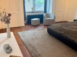 Chambre deluxe avec salle de bain privative et cuisin
