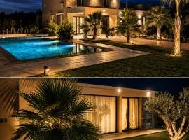 Villa with pool, ping pong table, trampoline