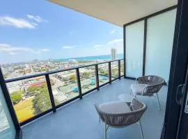 Luxury View-Walk to beach!