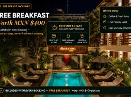 Collection O Kaab Boutique Tulum Centro, Pool and Parking – hotel w mieście Tulum