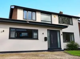 Chic Family Home with Garden Fire Pit & Event Space, Hot Tub