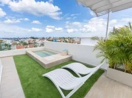Corner Penthouse with Ocean and City Views with a Content Creator Hub