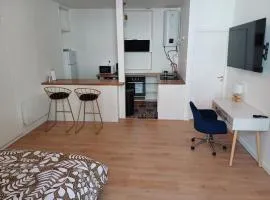 Studio cosy avec balcon hyper centre ville, WIFI
