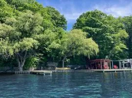 Cayuga lake cottage with private lake access