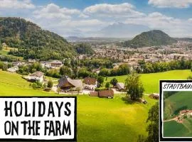Stadtbauernhof Salzburg - Ferienwohnung - Gut Unterleithen - farm & the city